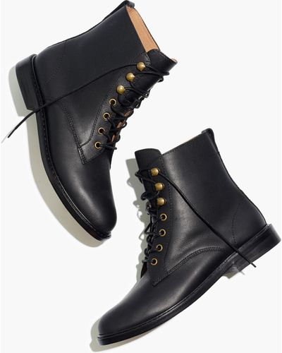 MW The Kellie Lace-up Boot - Black