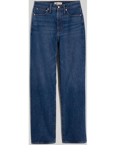 MW The Plus Curvy Perfect Vintage Straight Jean - Blue