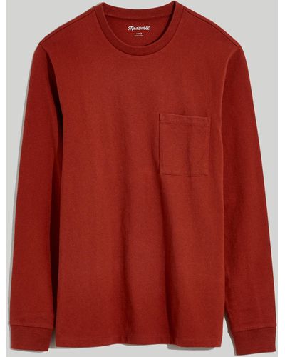 MW Relaxed Long-sleeve Tee - Red