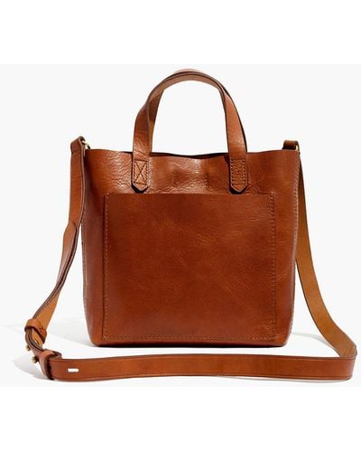Madewell Small Transport Leather Crossbody Bag - Brown