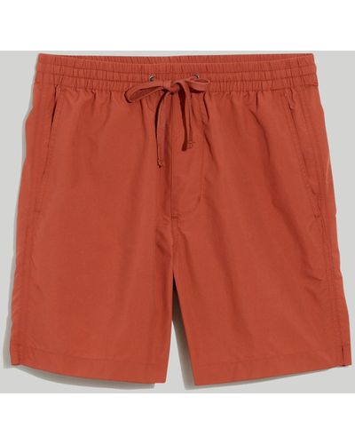 MW 6 1/2" (re)sourced Everywear Shorts - Red