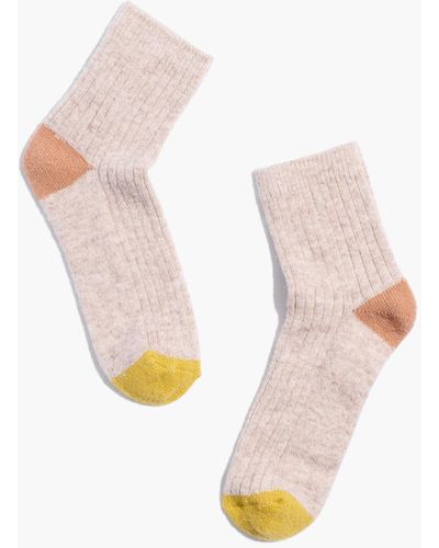 MW Plush Ankle Socks - White