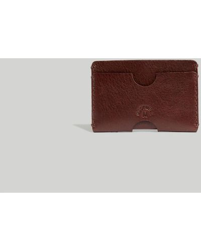 MW Leather Card Case - Brown