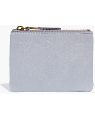 MW The Leather Pouch Wallet - White