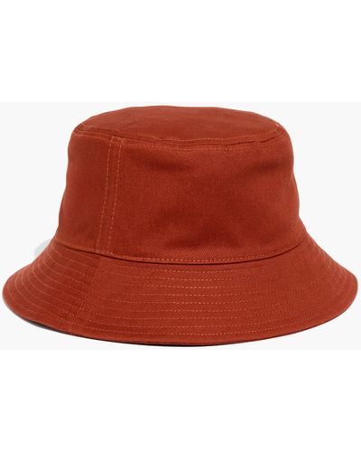 MW Short-brimmed Bucket Hat - Red