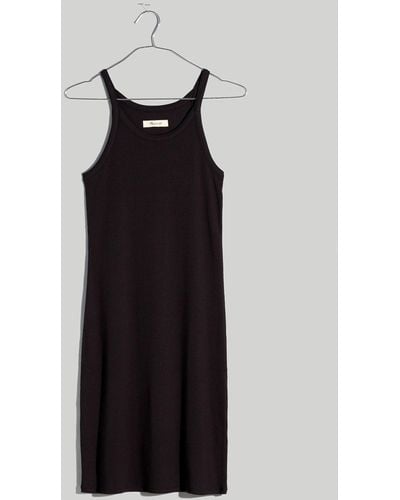 MW Supima® Rib Mini Dress - Black