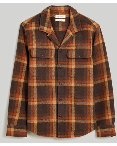 MW Brushed Easy Shirt-jacket - Brown
