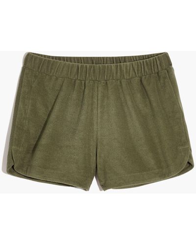 MW L Retroterry Dolphin Shorts - Green