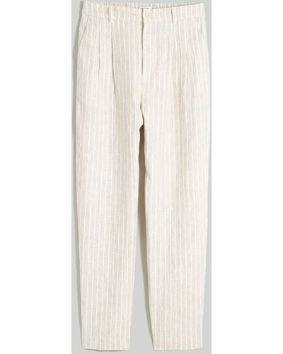 MW The Tall Untailored Tapered Pant - Natural