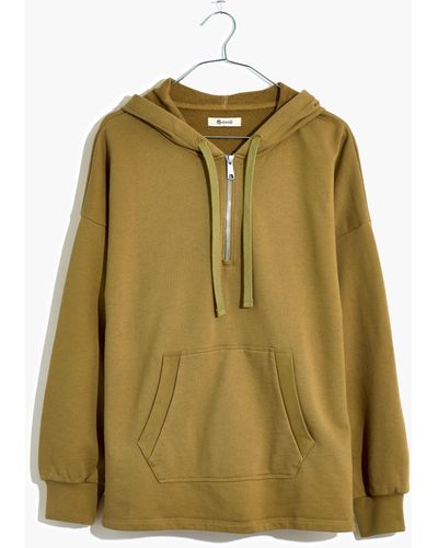 MW (re)sourced Cotton Relaxed Hoodie Sweatshirt - Green