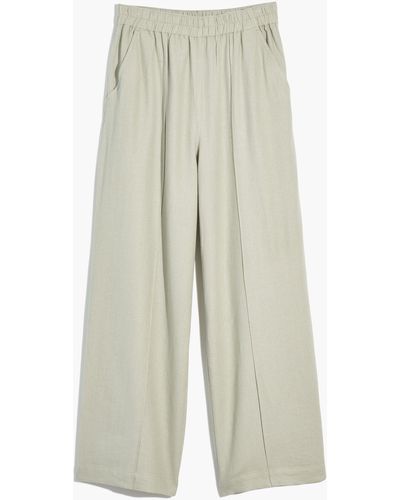 MW Plus Breezewoven Pull-on High-rise Straight Trousers - Natural