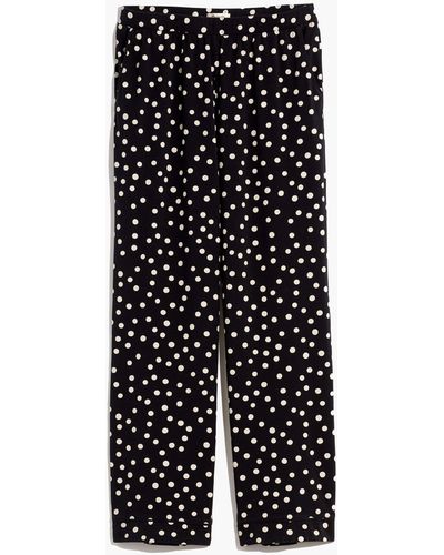 MW Knit Bedtime Pyjama Trousers - Black