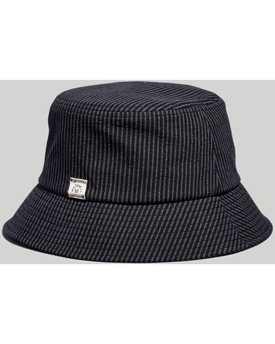 MW Seersucker Bucket Hat - Blue