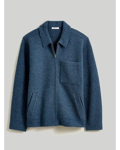 MW Boiled Wool Chore Jacket - Blue