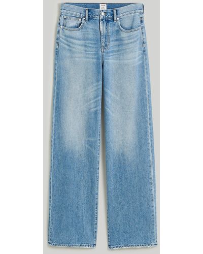 MW Madewell X Molly Dickson Low-rise Baggy Wide-leg Jeans - Blue