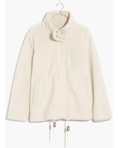 MW Plus (re)sourced Sherpa Zip Jacket - Natural