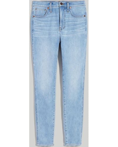 MW Plus High-rise Skinny Crop Jeans - Blue