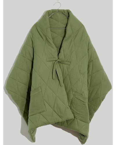MW Quilted Scarf - Green
