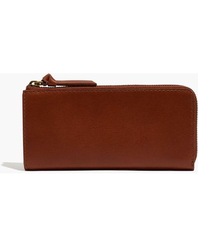 MW The Continental Zip Wallet - Brown