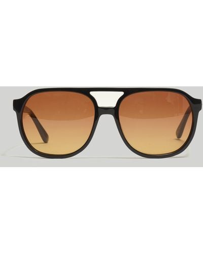 MW Dashden Aviator Sunglasses - Brown
