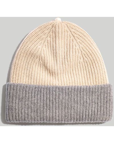 MW Madewell X Donni Pearl (re)sourced Cashmere-merino Beanie - Gray