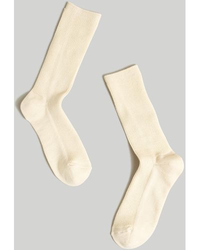 MW Slouchy Trouser Socks - Natural