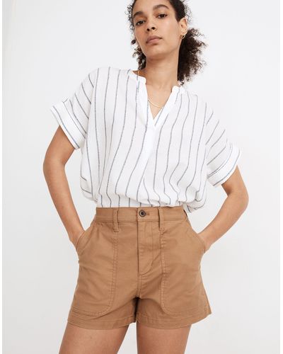 MW The Perfect Vintage Fatigue Short - White