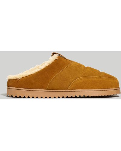 MW Men's Suede Slippers - Brown