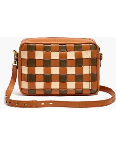 MW The Large Transport Camera Bag: Multicolored Woven Edition - Brown