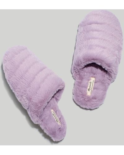 MW Quilted Scuff Slippers - Pink