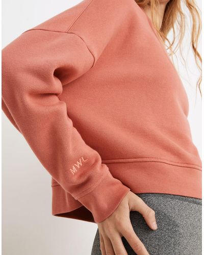 MW L Betterterry Crop Sweatshirt - Pink