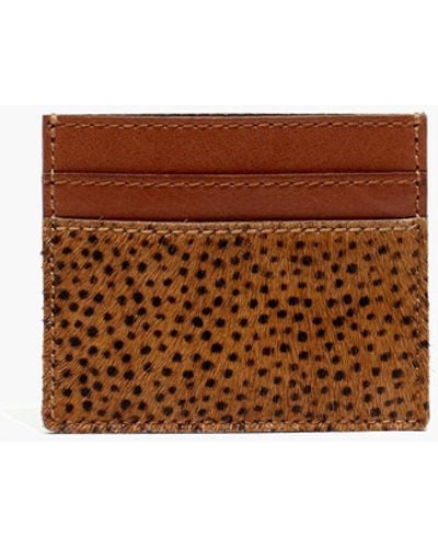 MW The Leather Case: Spotted Calf Hair Edition - Brown