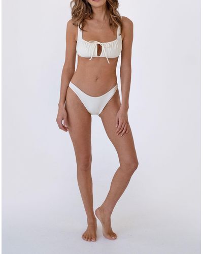 MW Galamaar® Curve Brief Bikini Bottom - White