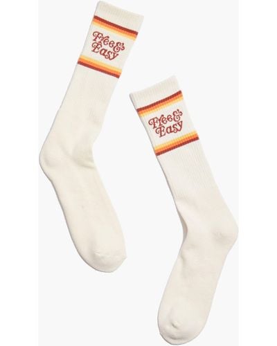MW Madewell X Free & Easy® Tube Socks - White