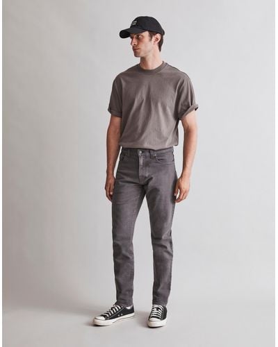 MW Garment-dyed Slim Jeans - Gray