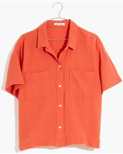 MW Plus Lightspun Beachside Shirt - Orange