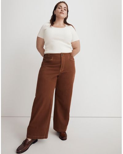 MW Plus Emmett 2.0 Wide-leg Pants: Garment-dyed Edition - White