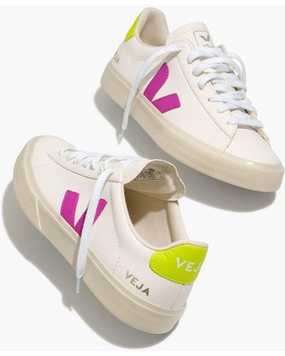 MW Vejatm Leather Campo Sneakers - White