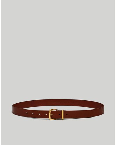 MW The Essential Leather Belt - Brown