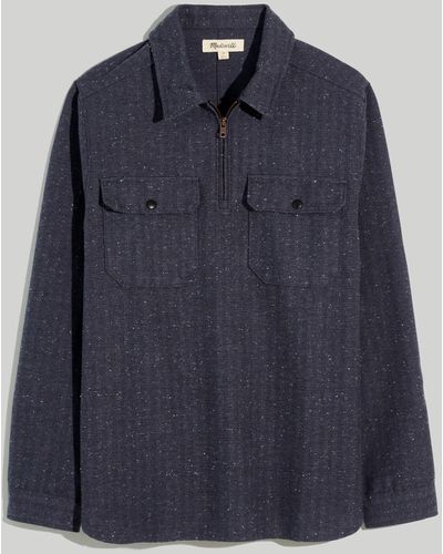 MW Quarter-zip Popover Shirt - Grey