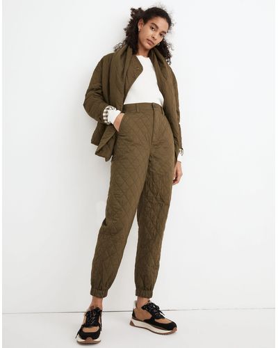 MW Quilted Trousers - Natural