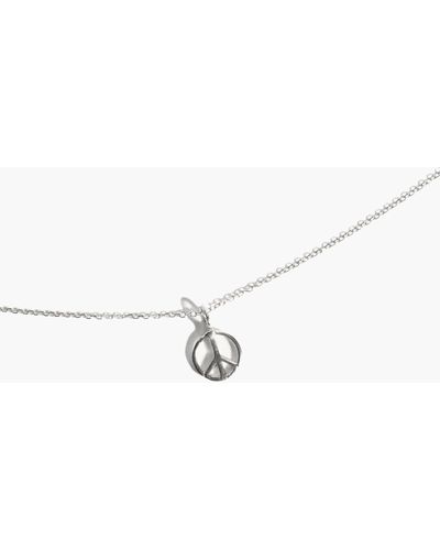 MW Odette New York® Peace Necklace - White