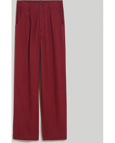 MW The Neale Straight-leg Pant - Red
