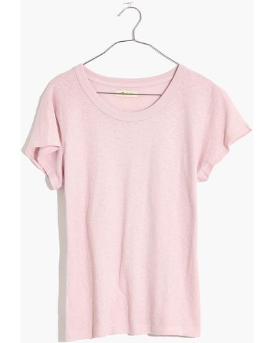 MW The Plus Perfect Vintage Tee - Pink