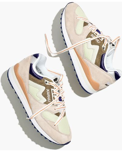 MW Karhu Suede Synchron Classic Lace-up Trainers - Metallic