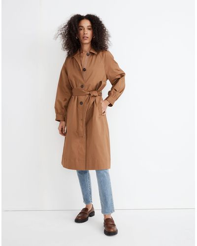 MW Montrose Belted Trench Coat - White