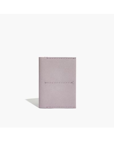 MW The Leather Passport Case - Purple