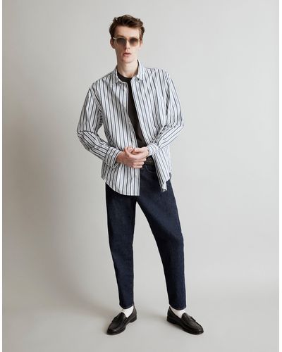 MW Poplin Easy Long-sleeve Shirt - Grey