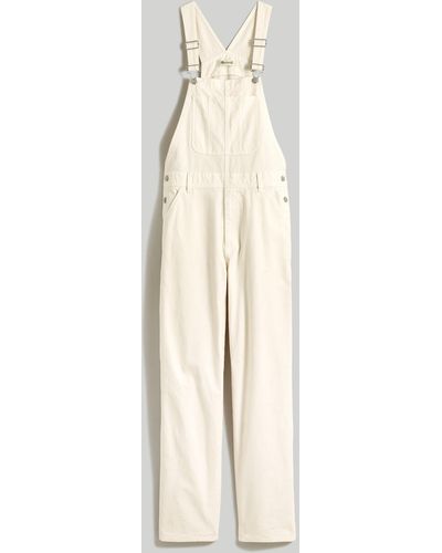 MW Garment-dyed Canvas Overalls - Natural