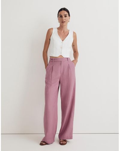 MW The Harlow Wide-leg Pant - Pink